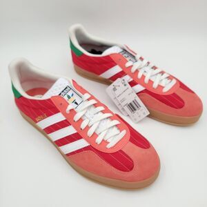 adidas Gazelle Indoor Olympic Pack Men's Size 12.5 Shoes Red IF9641